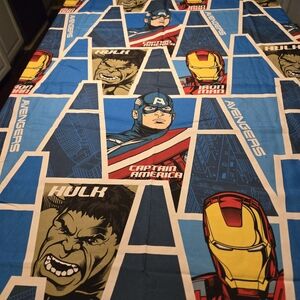 Marvel Avengers Hulk Captain America Iron Man Curtain Polyester 42x63